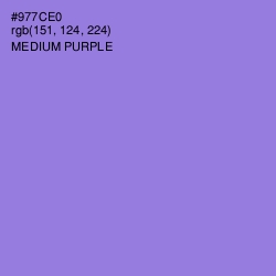 #977CE0 - Medium Purple Color Image