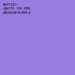 #977CE1 - Medium Purple Color Image