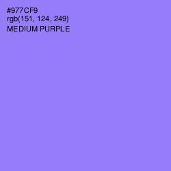 #977CF9 - Medium Purple Color Image