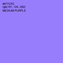 #977CFC - Medium Purple Color Image