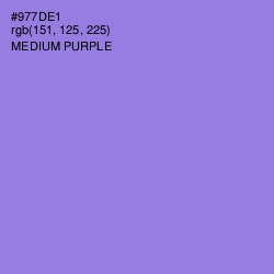 #977DE1 - Medium Purple Color Image