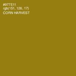 #977E11 - Corn Harvest Color Image