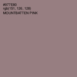 #977E80 - Mountbatten Pink Color Image