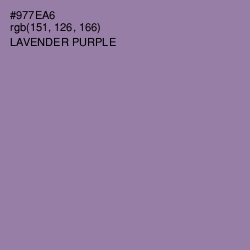 #977EA6 - Lavender Purple Color Image