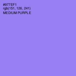 #977EF1 - Medium Purple Color Image