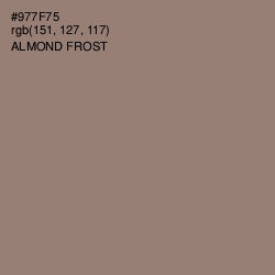 #977F75 - Almond Frost Color Image
