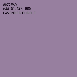 #977FA0 - Lavender Purple Color Image