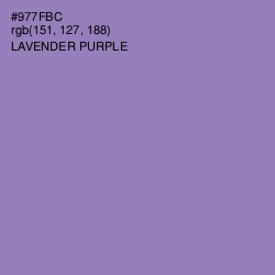 #977FBC - Lavender Purple Color Image