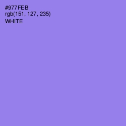 #977FEB - Medium Purple Color Image