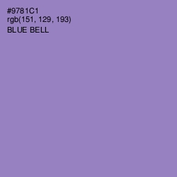 #9781C1 - Blue Bell Color Image