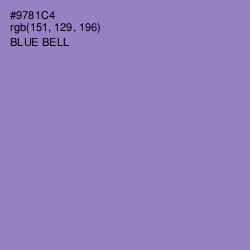 #9781C4 - Blue Bell Color Image