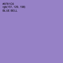 #9781C6 - Blue Bell Color Image