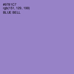 #9781C7 - Blue Bell Color Image