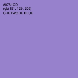 #9781CD - Chetwode Blue Color Image