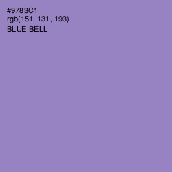 #9783C1 - Blue Bell Color Image