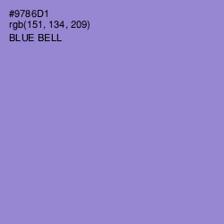 #9786D1 - Blue Bell Color Image