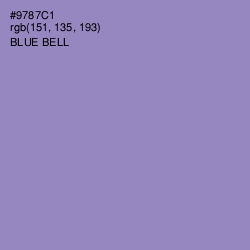 #9787C1 - Blue Bell Color Image