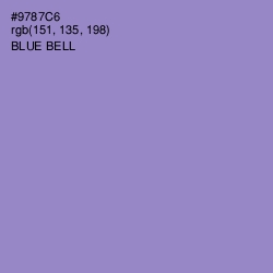 #9787C6 - Blue Bell Color Image