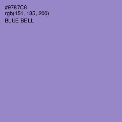 #9787C8 - Blue Bell Color Image