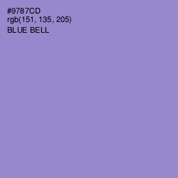 #9787CD - Blue Bell Color Image