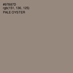 #97887D - Pale Oyster Color Image