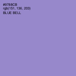 #9788CB - Blue Bell Color Image