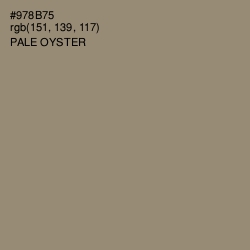 #978B75 - Pale Oyster Color Image