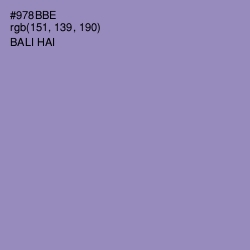 #978BBE - Bali Hai Color Image