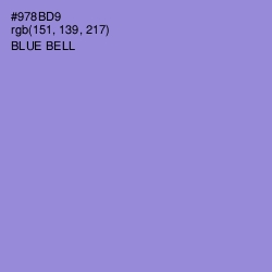 #978BD9 - Blue Bell Color Image