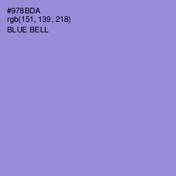 #978BDA - Blue Bell Color Image