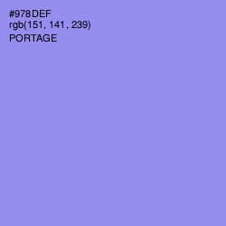 #978DEF - Portage Color Image