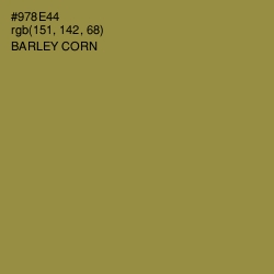 #978E44 - Barley Corn Color Image