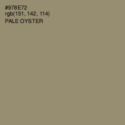#978E72 - Pale Oyster Color Image