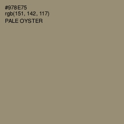 #978E75 - Pale Oyster Color Image