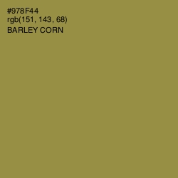 #978F44 - Barley Corn Color Image