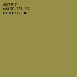 #978F47 - Barley Corn Color Image