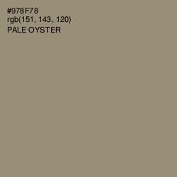 #978F78 - Pale Oyster Color Image