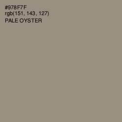 #978F7F - Pale Oyster Color Image