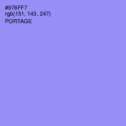 #978FF7 - Portage Color Image