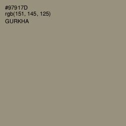 #97917D - Gurkha Color Image