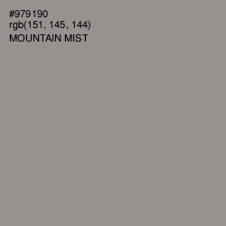 #979190 - Mountain Mist Color Image