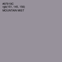 #97919C - Mountain Mist Color Image