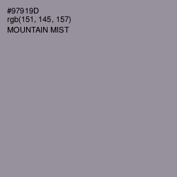 #97919D - Mountain Mist Color Image