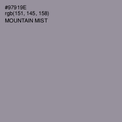 #97919E - Mountain Mist Color Image