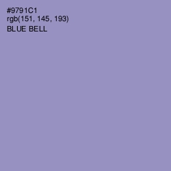#9791C1 - Blue Bell Color Image
