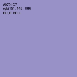 #9791C7 - Blue Bell Color Image