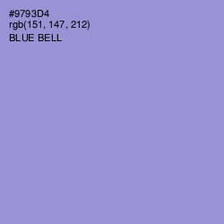 #9793D4 - Blue Bell Color Image