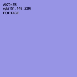 #9794E5 - Portage Color Image
