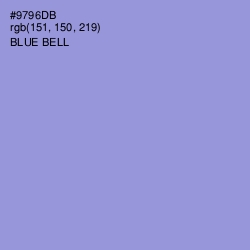 #9796DB - Blue Bell Color Image