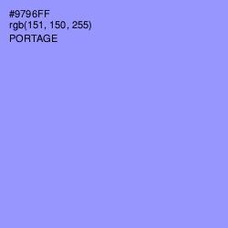 #9796FF - Portage Color Image